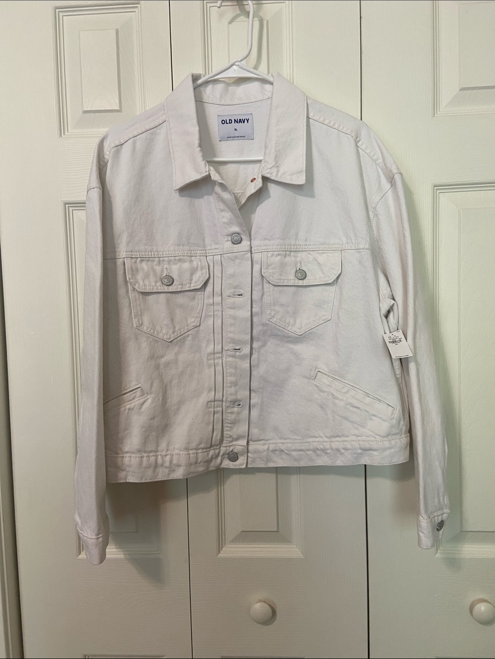 Old Navy White Women's Denim Jacket